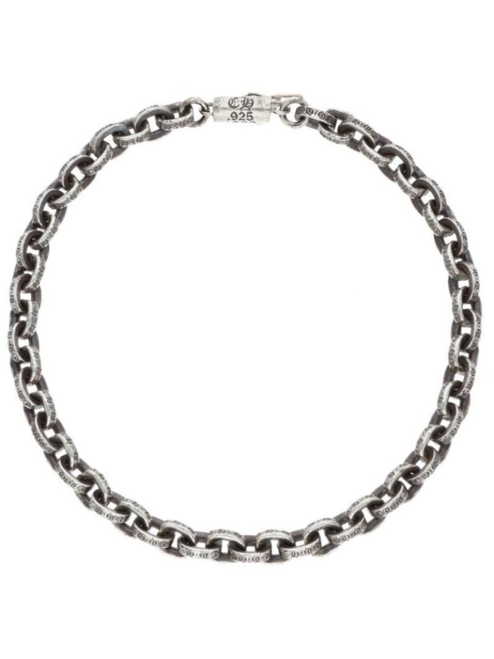 Chrome Hearts Paper Chain Silver Bracelet